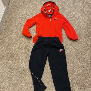 Boys Nike jacket and pant set